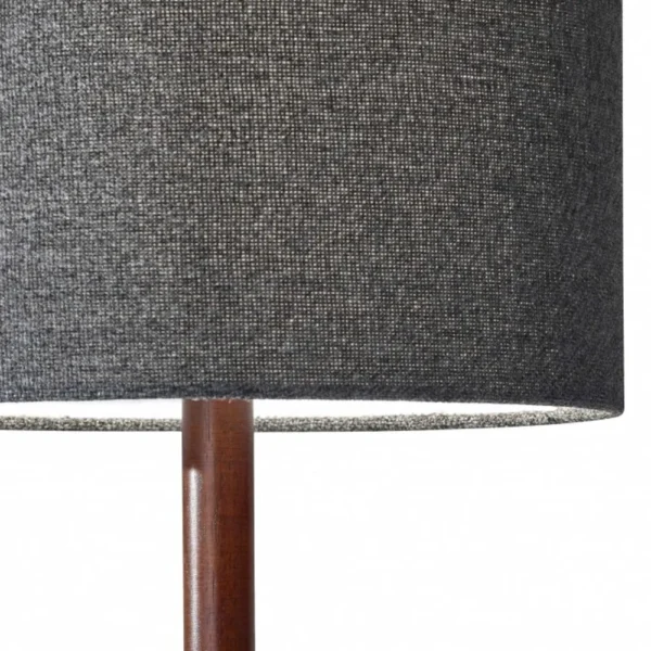 HMS Modern Walnut Wood Table Lamp – LED Ambient Light for Home & Office - Image 5
