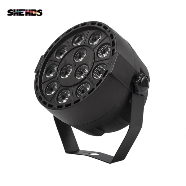 12x3W LED Par Light RGBW – DJ Party & Stage Lighting, Sound Active, 8CH - Image 3