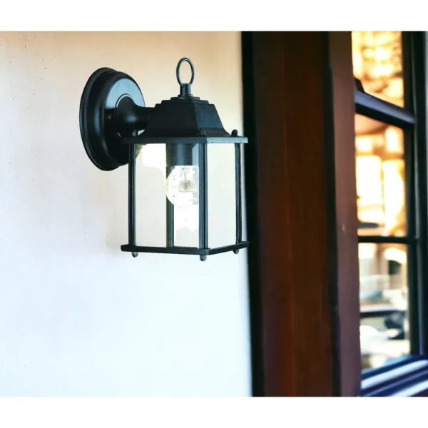 HMS Outdoor Wall Light – Matte Black, 3000K Warm White, Waterproof - Image 2