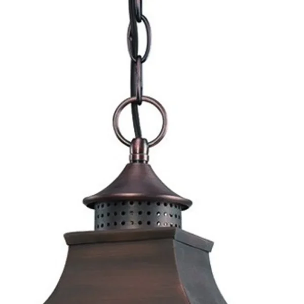 HMS St. Charles 3-Light Acopper Patina Hanging Outdoor Light - Image 5