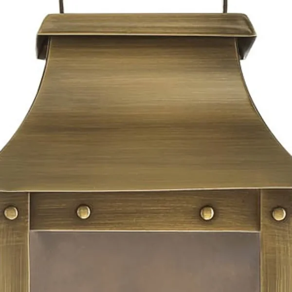 HMS Manchester 1-Light Aged Brass Pocket Wall Lamp - Image 4