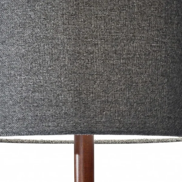 HMS Modern Walnut Wood Table Lamp – LED Ambient Light for Home & Office - Image 6