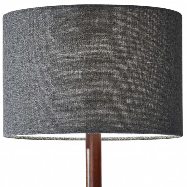 HMS Modern Walnut Wood Table Lamp – LED Ambient Light for Home & Office - Image 4