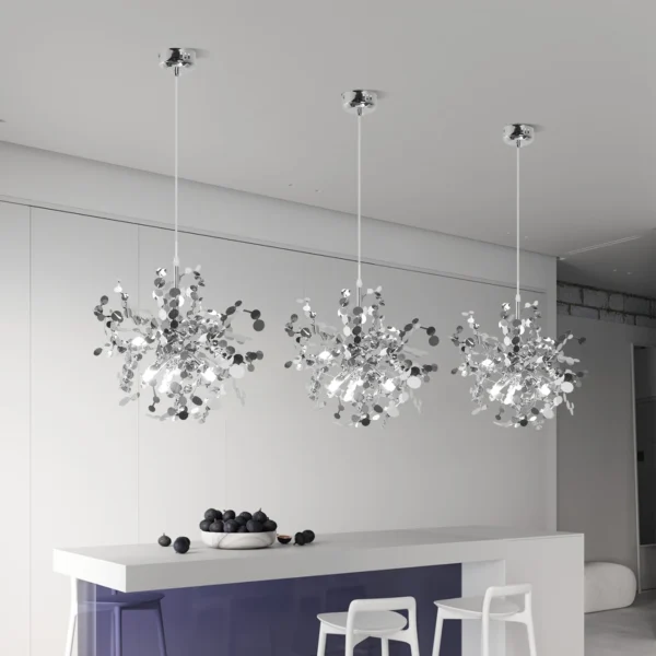 Modern LED Firework Pendant Chandelier for Dining Room & Kitchen - Image 4
