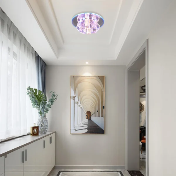 LED Crystal Ceiling Lamp – Modern Chandelier for Living Room & Bedroom - Image 13