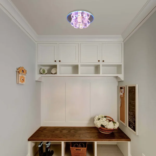 LED Crystal Ceiling Lamp – Modern Chandelier for Living Room & Bedroom - Image 14