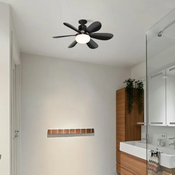 Low Profile Ceiling Fan with Light, Dimmable 3-Color LED Flush Mount Lamp - Image 10