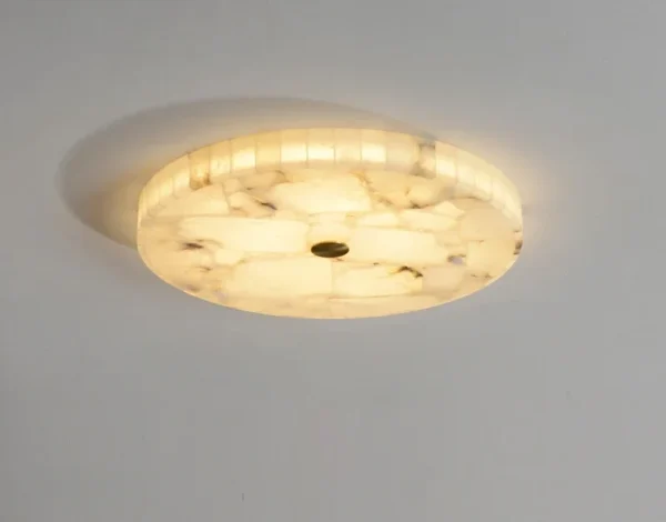 Modern 2025 White Marble LED Ceiling Chandelier for Living Room - Image 7