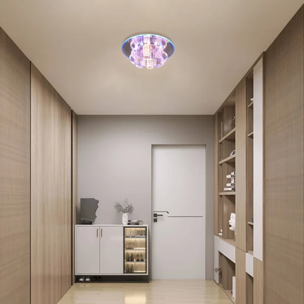 LED Crystal Ceiling Lamp – Modern Chandelier for Living Room & Bedroom - Image 2