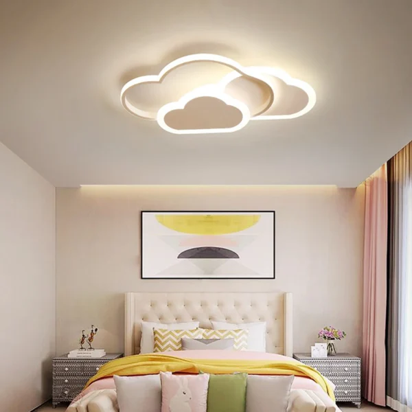 Modern Cloud Ceiling Lamp for Kids Bedroom & Living Room - Image 3
