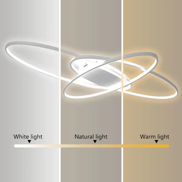 Modern Geometric Ceiling & Wall Lamp – Multifunctional LED Light Fixture - Image 5