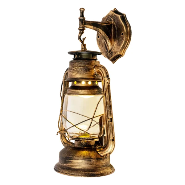 Retro Rustic Outdoor Wall Light, Antique Indoor Corridor Lamp