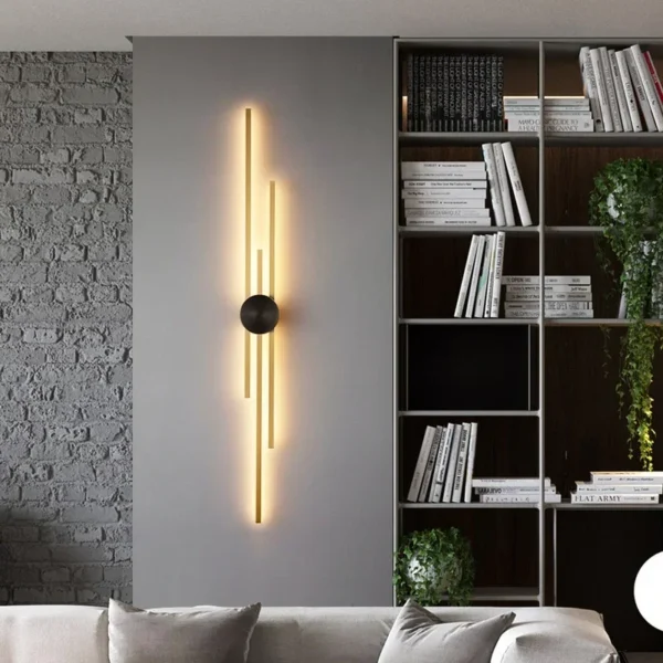 Modern LED Long Wall Lamp – Living Room & Bedroom Sconce