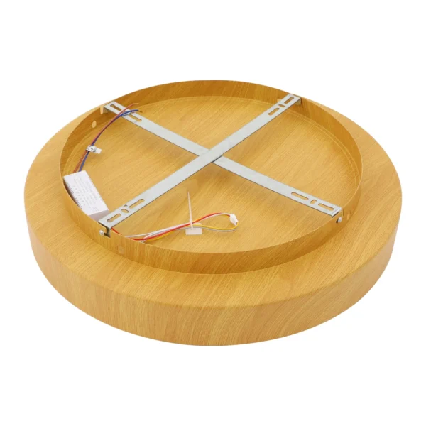 Modern LED Wood Grain Ceiling Light, 36W Flush Mount Lamp for 10-20m² Rooms - Image 11