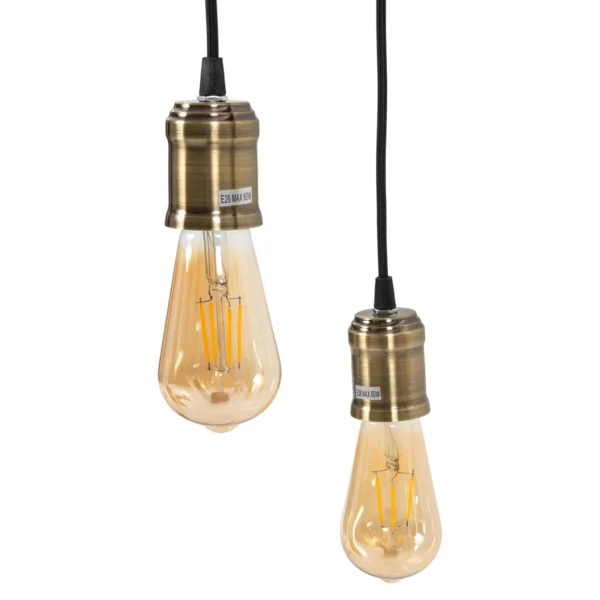 10-Light Rustic Wood Pendant Chandelier – Industrial Farmhouse Ceiling Fixture - Image 6