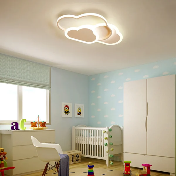 Modern Cloud Ceiling Lamp for Kids Bedroom & Living Room
