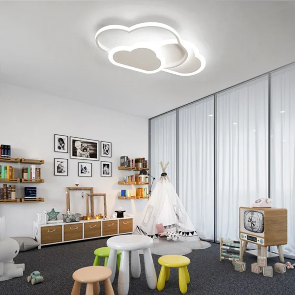 Modern Cloud Ceiling Lamp for Kids Bedroom & Living Room - Image 9
