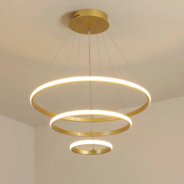 Modern LED Ring Pendant Lamp – Living & Dining Room Chandelier - Image 13