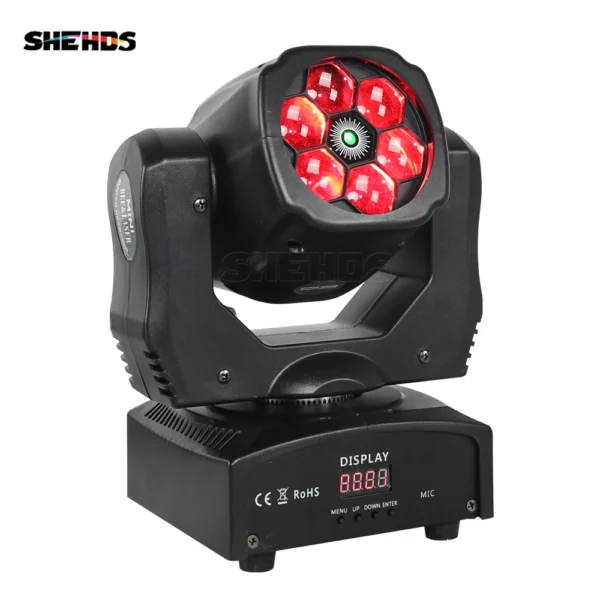 6x15W RGBW LED Moving Head – DJ Disco & Stage Lighting, DMX512