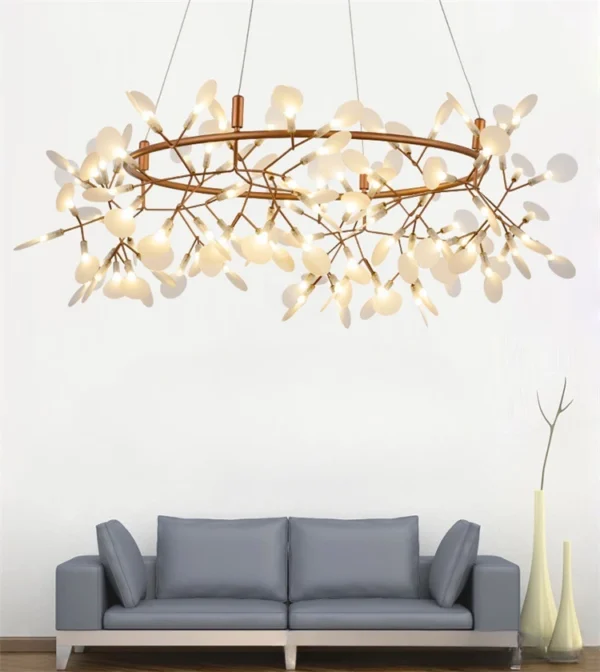 Nordic Ceiling Chandelier Firefly Lamp for Living Room & Kitchen