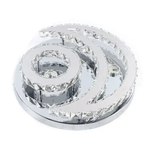 Modern LED Crystal Chandelier – Bedroom Pendant Ceiling Light Fixture - Image 4