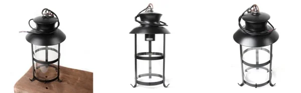 Rustic 3-Light Farmhouse Chandelier, Vintage Wood Pendant Ceiling Lamp for Kitchen - Image 13