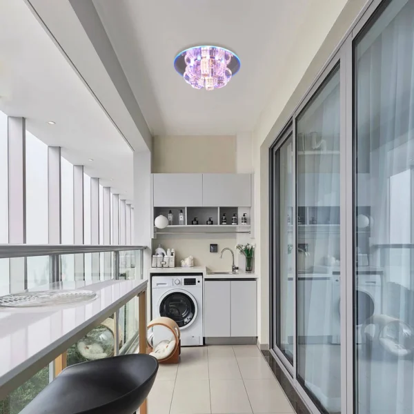 LED Crystal Ceiling Lamp – Modern Chandelier for Living Room & Bedroom - Image 15