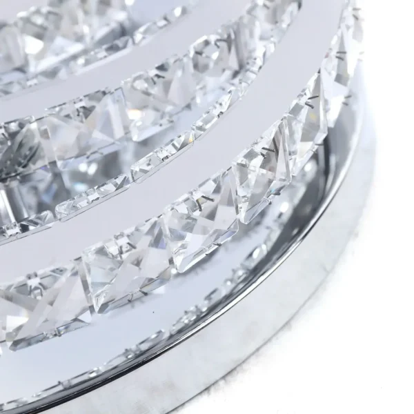 Modern LED Crystal Chandelier – Bedroom Pendant Ceiling Light Fixture - Image 2