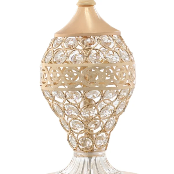 Gold Crystal Table Lamp – Elegant Bedside & Nightstand Light - Image 7
