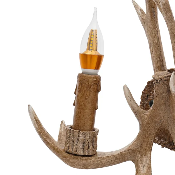 Bymaocar LED Antler Wall Lamp, E14 Indoor Light for Bedroom & Hotel Decor - Image 9