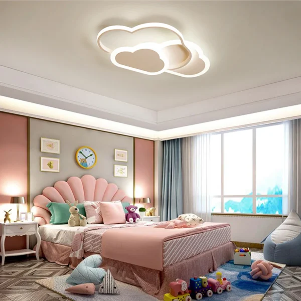 Modern Cloud Ceiling Lamp for Kids Bedroom & Living Room - Image 2