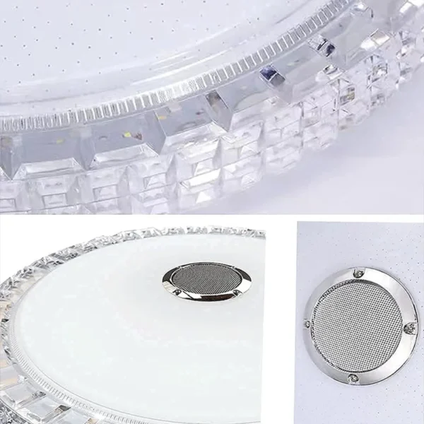 Smart LED RGB Ceiling Light with Bluetooth Music - Image 5