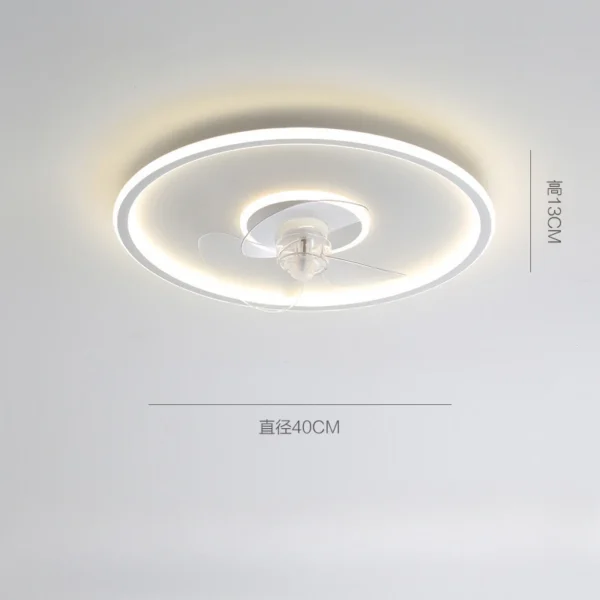 Modern Smart Ceiling Fan Lamp with LED Light & Remote Control - Image 8