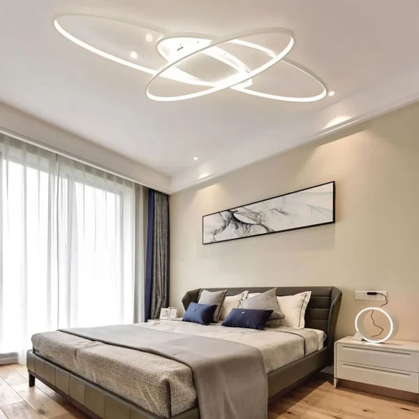 Modern Geometric Ceiling & Wall Lamp – Multifunctional LED Light Fixture - Image 4