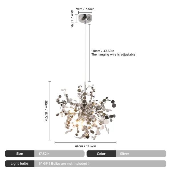 Modern LED Firework Pendant Chandelier for Dining Room & Kitchen - Image 8