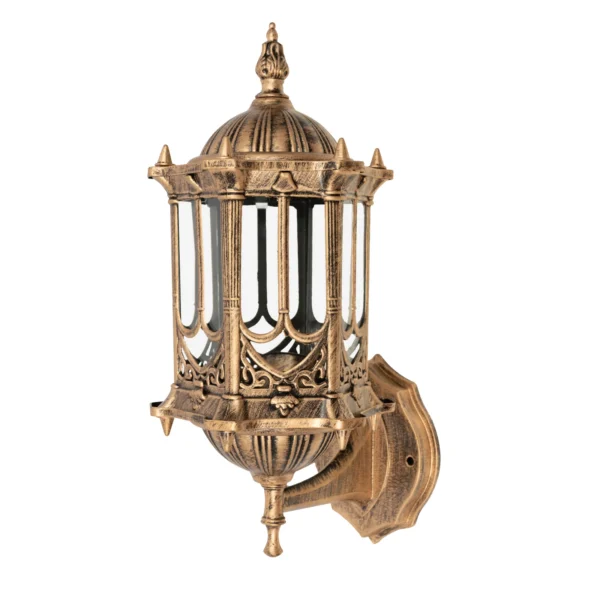 Vintage Copper Outdoor Wall Lamp – No Bulb - Image 7