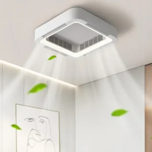 Modern Smart Ceiling Fan Lamp with LED Light & Remote Control