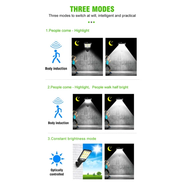 Solar Street Light IP65 Waterproof with Remote - Image 4