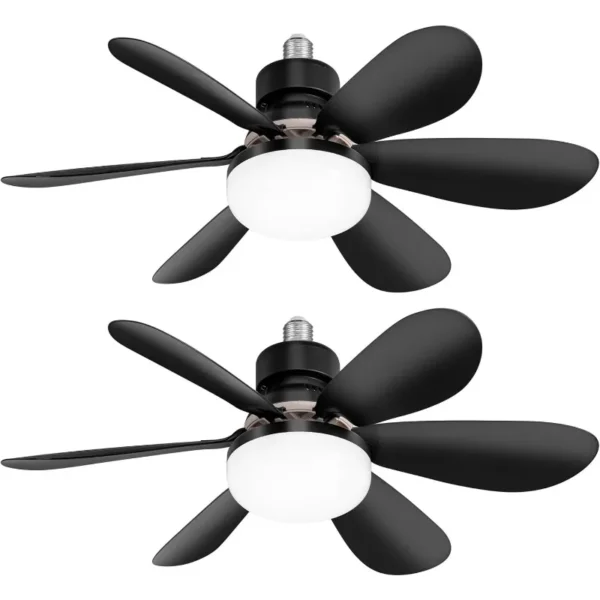 Low Profile Ceiling Fan with Light, Dimmable 3-Color LED Flush Mount Lamp - Image 3