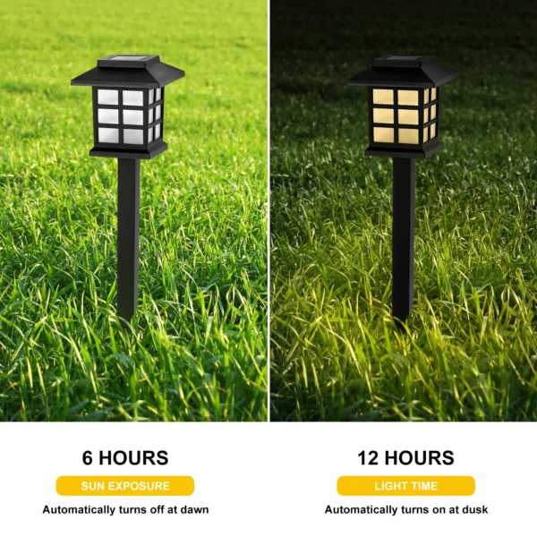 Solar LED Pathway Lights – IP65 Waterproof Outdoor Landscape Lighting - Image 7