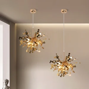 Modern LED Firework Pendant Chandelier for Dining Room & Kitchen