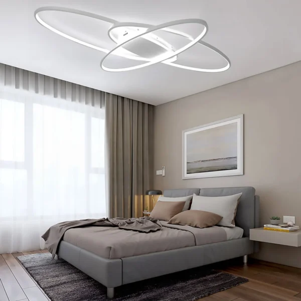 Modern Geometric Ceiling & Wall Lamp – Multifunctional LED Light Fixture - Image 2