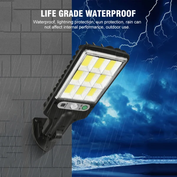 Solar Street Light IP65 Waterproof with Remote - Image 3